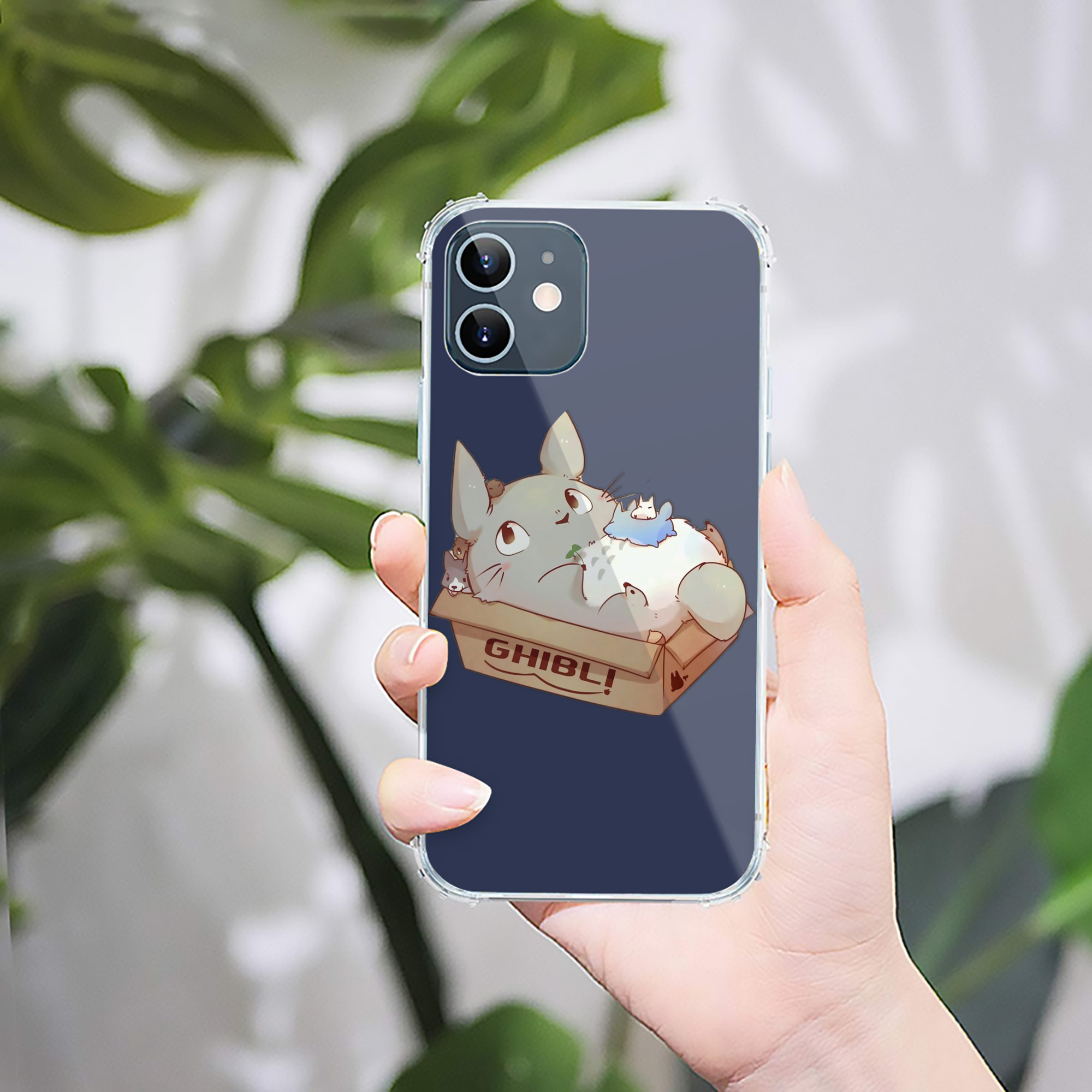 （画像用） となりのトトロ 草壁メイ 草壁サツキ My Neighbor Totoro Satsuki Kusakabe Mei Kusakabe 【iPhone 12シリーズ対応】透明スマホケース（クリアソフトケース）
